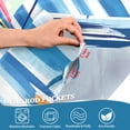 thumbnail image 5 of Yayeee Kitchen Curtains Tier Set of 2 Light Filtering 57"x24" Over Sink Window Panels, Green Sailboats, 5 of 7