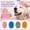 Blue, variant on Pet Bath Brush for Dogs and Cats,Soft Grooming Scrubber for Bathing,Fur Cleaning and Loose Hair Removal,Orange
