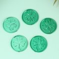 thumbnail image 5 of unbranded 100PCS St Patricks Day Decor Clover Coin Toy Plastic Treasure Hunt for Event Organizers, 5 of 5