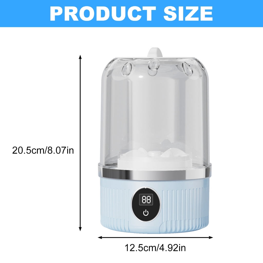Rechargeable Handheld Washing Machine for Travel Home Use 3000mAh Battery Delicate Garments Baby Clothes Laundry Device
