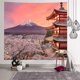 thumbnail image 1 of Tapiz japonés del monte Fuji 150 x 130 cm CHAO decoración de pared, 1 of 5