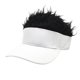 thumbnail image 1 of Xiao Hua Gorra de béisbol ajustable con visera y sombrero para el sol (blanco y negro), 1 of 5