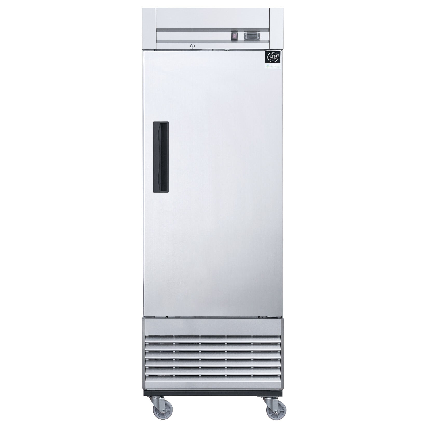 Elite Kitchen Upright Auto-Defrost Commercial Freezer, Single Door, Stainless Steel, 17.7 Cu. Ft., 115V/60Hz