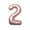 Rose Gold, variant on 40 Inch Rose Gold Number Balloon Ornament, Inflating Helium Foil Number 0-9 Balloons Decoration For Birthday Anniversary Wedding Holiday Party Supplies