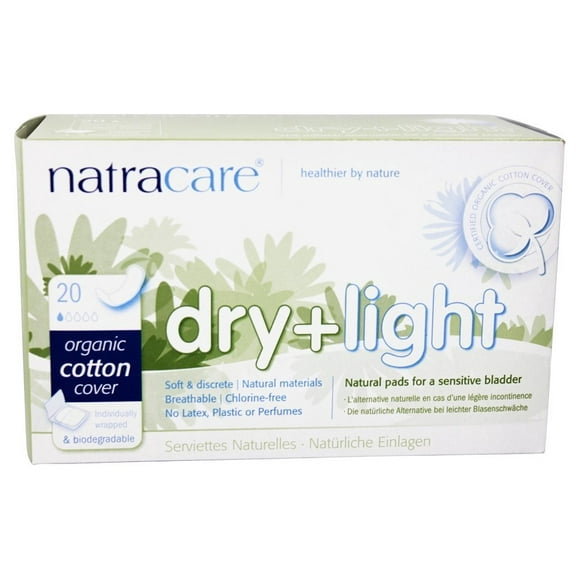 Natracare - Dry & Light Natural Pads for a Sensitive Bladder - 20 Pad(s)