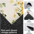 thumbnail image 3 of White Yellow Flower Sunflower Pattern Kitchen Rugs Sets Of 3,Kitchen Runner Rugs Non Skid Washable,Decorative Kitchen Floor Mats for Kitchen,Sink,Laundry,17"x30"+ 17"x47" + 17"x59", 3 of 6