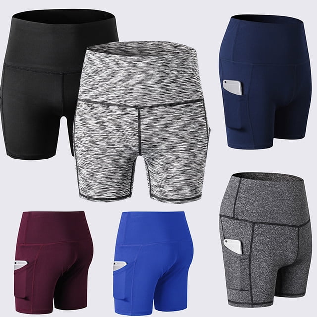 Pantalón Corto Yoga Elástico TFixol Azul X-Large