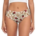 thumbnail image 1 of Balery Valentine'S Day Rose Ropa Interior de Algodón para Mujer con Dibujo – Braguitas Cómodas y Elásticas, Estilo Clásico-3X-Large, 1 of 6
