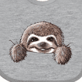 thumbnail image 4 of Inktastic Kiniart Sloth Boys or Girls Baby Bib, 4 of 4
