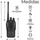 thumbnail image 4 of 2 Radios de Comunicación Inalámbrica de Largo Alcance, Walkie Talkies con Baterias Recargables, Bases de Carga y Manos Libres, Rango de frecuencia: 400-470 MHz; 16 Canales, 4 of 10
