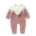 thumbnail image 3 of Youmylove Fall Winter Sweater For Kids Tops Baby Boy Girl Knitted Romper Outfits Hooded Sweater Bear Jumpsuit Overalls Playsuit Outerwear, 3 of 9