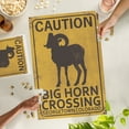 thumbnail image 2 of Lantern Press 1000 Piece Jigsaw Puzzle, Georgetown, Colorado, Big Horn Crossing Sign, 2 of 5