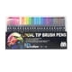 thumbnail image 2 of pstuiky Bolígrafo de doble línea, bolígrafo de colores, bolígrafo de bolsillo, bolígrafo metálico Dream, rotulador resaltador de 24 colores pintado a mano, 3 ml, 2 of 9