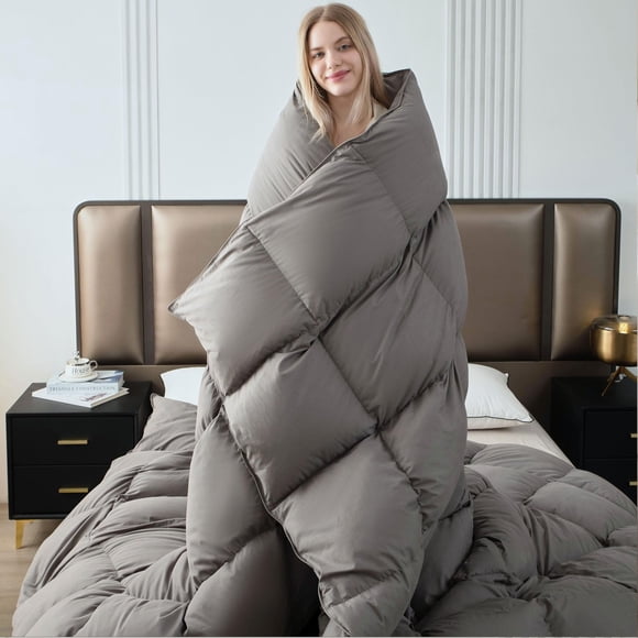 Edredón HYVIF Twin, 173 x 229 cm, 750 pulgadas, capacidad de llenado medio