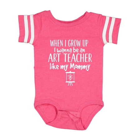 

Inktastic Future Art Teacher Like Mommy Gift Baby Boy or Baby Girl Bodysuit
