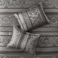thumbnail image 6 of GDF Studio Luxury 7-Piece Jacquard Comforter Set with Decorative Pillows, King Size, Gray, 6 of 8