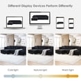 thumbnail image 4 of MAYEERTY 96x56" Modern Cloud Sectional Sofa - L-Shaped 4-Seat Chenille Couch with 2 Free Pillows/Oversized Chaise for Living Room/Apartment/Office, 3 Colors, 4 of 24
