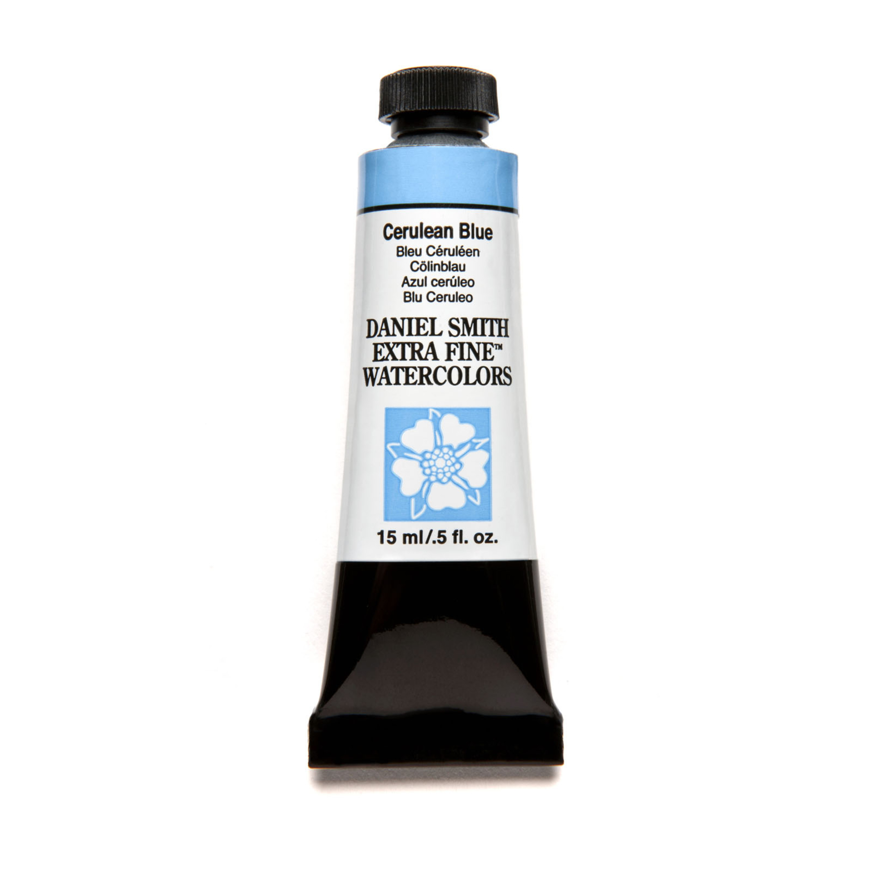 Daniel Smith Extra Fine Watercolor, 15 ml, Cerulean Blue