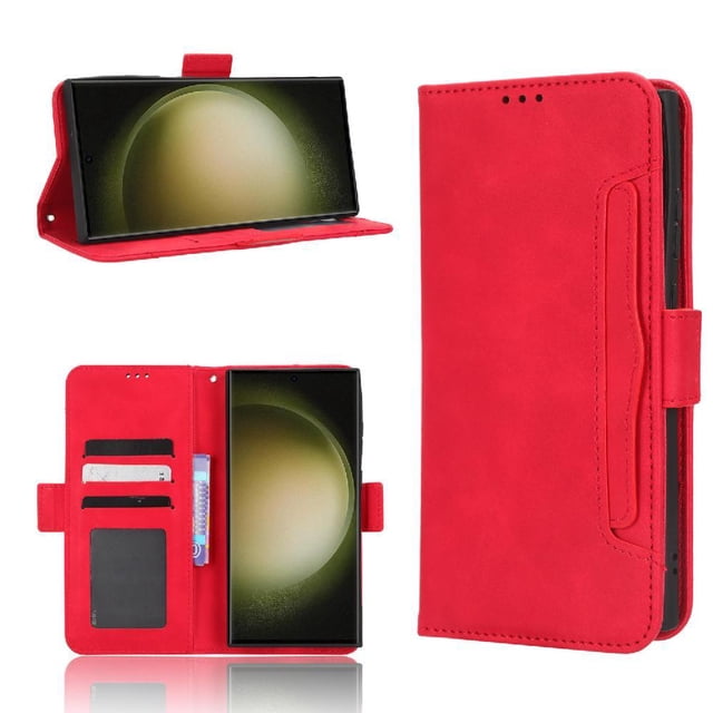 Funda Tipo Billetera GANGXUN para Samsung Galaxy S23 Ultra 5G – Tapa Flip con Tarjetero