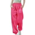 thumbnail image 3 of Girl Sweatpants Joggers High Waist Elastic with Pockets Girls Solid Pants Youth Sweatpants Pants Toddler 8-9 Years, 3 of 3