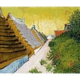 thumbnail image 3 of Van Gogh, Vincent 13x12 Black Modern Framed Museum Art Print Titled - Farmhouses at Saintes-Maries, 3 of 5