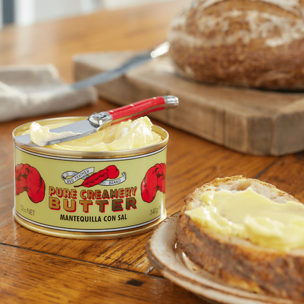 (6 pack) Red Feather Brand Pure Creamery Butter, 12 oz Can