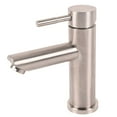 thumbnail image 2 of Dawot Single Hole Bathroom Faucet Single Handle Bathroom Sink Faucet Brushed Nickel Stainless Steel Basin Mixer Tap - Sink Drain Deck Plate Not Included 9/16 Connector, 2 of 6