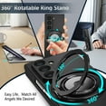 thumbnail image 4 of Dteck Magnetic Case for Samsung Galaxy Z Fold 6, Compatible with MagSafe 360° Rotating Magnetic Ring Kickstand Phone Case Slim Hard PC Protective Cover for Galaxy Z Fold 6 5G,Black, 4 of 11