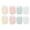 Assorted Color, variant on FRCOLOR No-Scratch Mittens Soft Fabric Protective Gloves Assorted Colors Comfortable and Gentle Skin