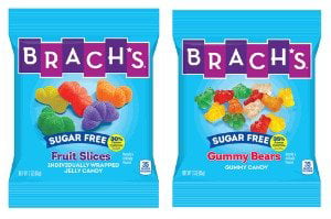 Brachs Sugar Free Gummy Bears & Jelly Fruit Slices 2Ct