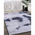 thumbnail image 3 of Ahgly Company Machine Washable Indoor Rectangle Abstract Blue Angel Blue Area Rugs, 3' x 5', 3 of 7