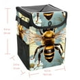 thumbnail image 5 of Honeybee Foldable Car Trash Can with Lid, Leak-Proof, and Hanging Storage Bag - Car Trash Bin, Trash Can for Car, Car Garbage Can, 5 of 6
