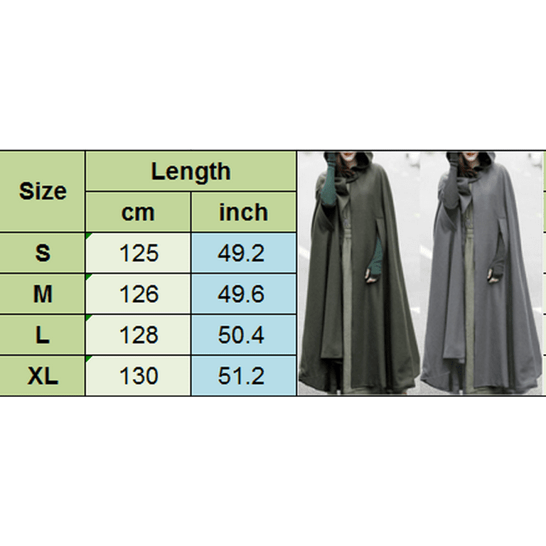 Womens Long Cape Cloak Hooded Cloak Wool Blend Coat Sleeveless Winter Cardigan Warm Cosplay Fashion Cool - Walmart.com Womens Long Cape Cloak Hooded Cloak Wool Blend Coat Sleeveless Winter Cardigan Warm Cosplay Fashion Cool - Walmart.Com