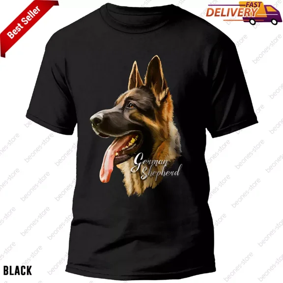 German Shepherd Sharp Dog T-Shirt, Funny Dogs Tee Shirt Gifts For Men Women Unisex S-5XL Hot Trending Shirt, Sweatshirt, Hoodie, Vintage Birthday Gift