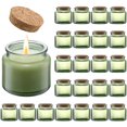 thumbnail image 1 of Frascos de vidrio Danmu para hacer velas, 90 ml, paquete de 24, 1 of 8