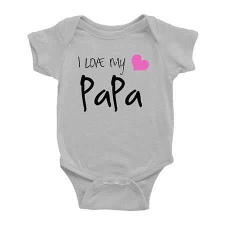

I Love My PaPa Cute Baby One-pieces For Boy Girl Unisex