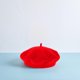 thumbnail image 4 of Wool French Beret Hats for Clothing Red Woolen French Beret Hat, 4 of 5