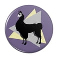 thumbnail image 1 of Gothic Llama Pinback Button Pin, 1 of 4