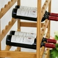 thumbnail image 2 of Kinbor 36-Bottle Bamboo Wine Rack Storage Countertop Free Standing with Drawer, 2 of 7