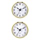 thumbnail image 1 of Inserto de Reloj de de 2 Partes para La Pared de La Casa Borde dorado Romano Borde dorado Árabe Macarena Inserto de reloj, 1 of 7