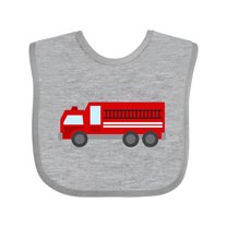 Inktastic Fire Truck (Red) Boys or Girls Baby Bib