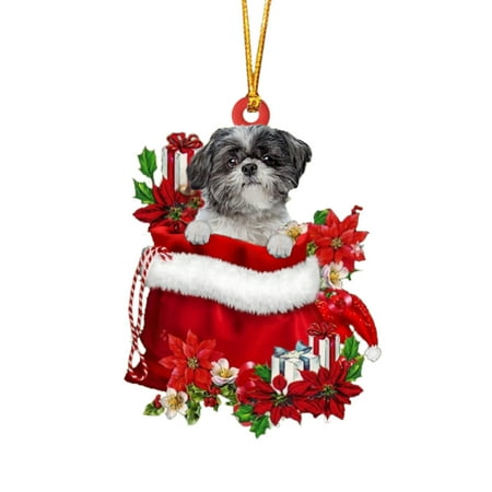 

Veki 2022 New Cartoon Dog Dog Character Before Christmas Car Pendant Christmas Tree Pendant Christmas Decoration Pendant Christmas Home Decoration Pendant Door Beads for Doorways
