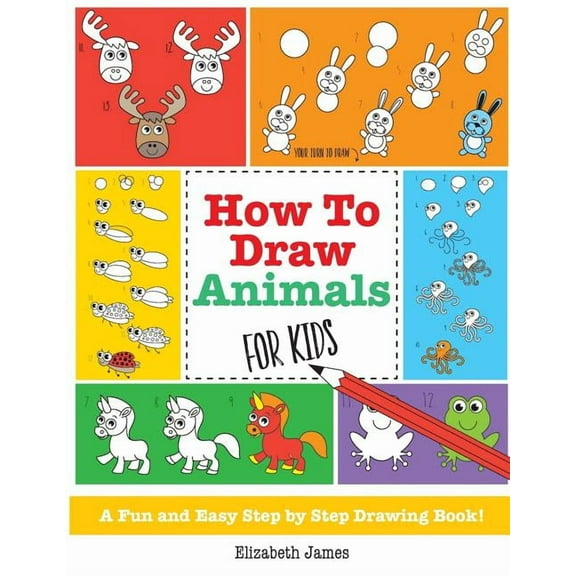 How To Draw Animals for Kids, (Paperback)