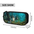 thumbnail image 3 of Totoro Big Capacity Pencil Case, Large Storage Pencil Pouch Pen Case Bag with Zipper, Pencil Case for Office Supplies, 3 of 7