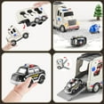 thumbnail image 6 of PayUSD Kids Boy Toys Trucks Construction Toddler Truck Car Toy Playsets Emergency Vehicle Friction Powered Vehicles with Light and Sound 5 in 1 Construction Toddler Truck Car, 6 of 10