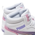 thumbnail image 4 of Tenis Puma Rebound V6 Mid Bouncy Sky para Mujer 398725-01 blanco 23, 4 of 7