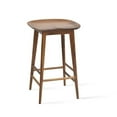thumbnail image 6 of Home Square 3 Piece Solid Acacia Wood Counter Stool Set in Natural, 6 of 7
