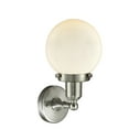 thumbnail image 4 of Innovations Lighting 900H-1W-SN-G202-6 Globe 1 Light 12" Tall Bathroom Sconce - Nickel, 4 of 7