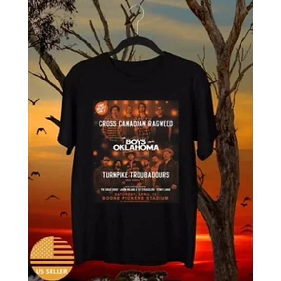 Reprint Rare Boys From Oklahoma Turnpike Troubadours Cross Canadian Ragweed Shirt