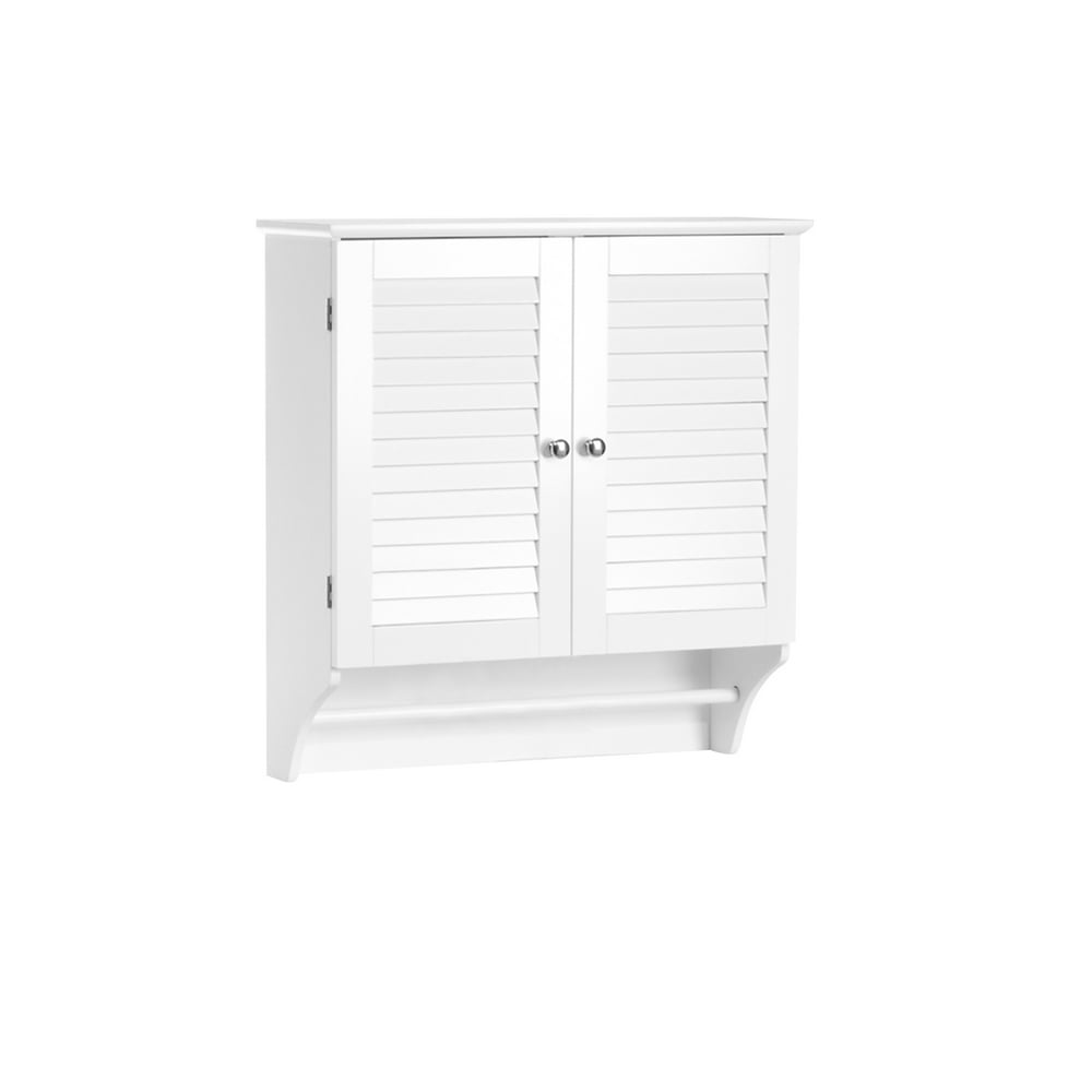 RiverRidge Ellsworth Two Door Wall with Towel Bar, White